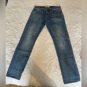 Madewell Men's Classic Indigo Straight Jeans